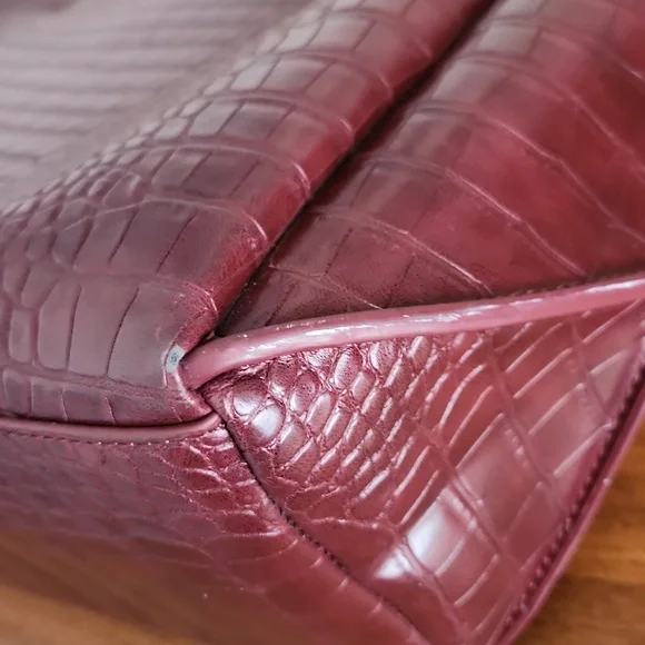 CATCH ALL TOTE CROC EFFECT - Picture 10 of 11